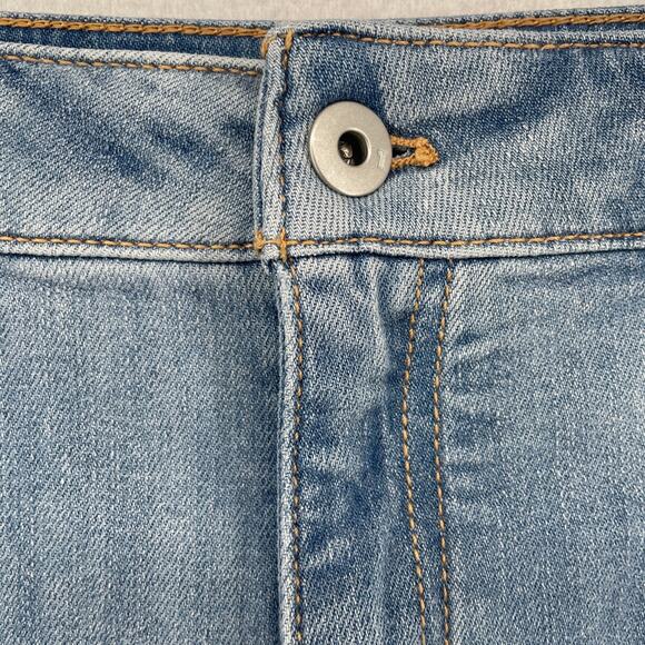 PILCRO Jeans 29 ANTHROPOLOGIE High Waist Tapered Ankle Light Wash Denim Blue - Picture 8 of 16